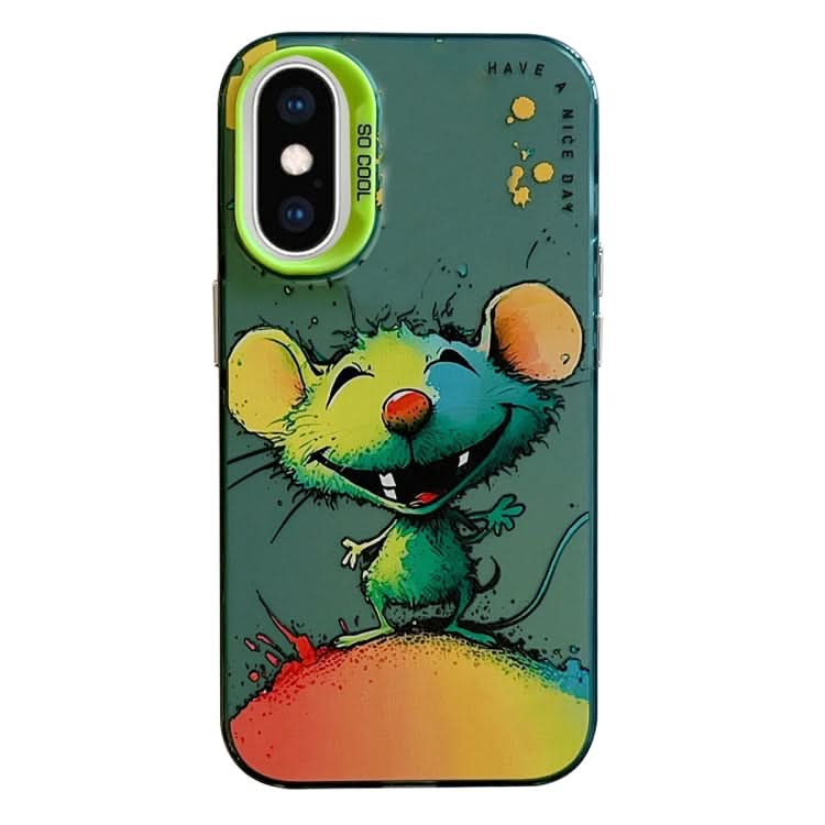 Animal Pattern Oil Painting Series PC + TPU Phone Case, Series 4