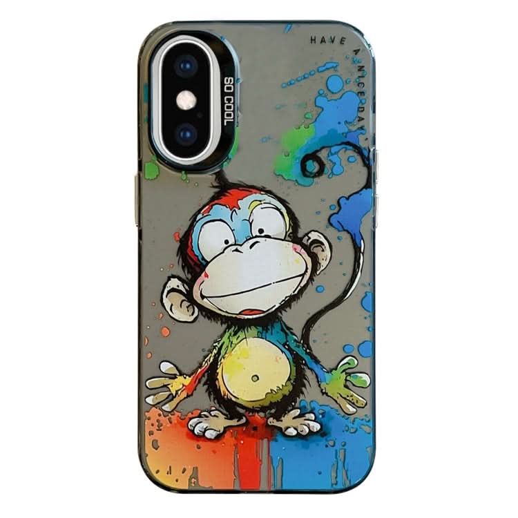 Animal Pattern Oil Painting Series PC + TPU Phone Case, Series 4