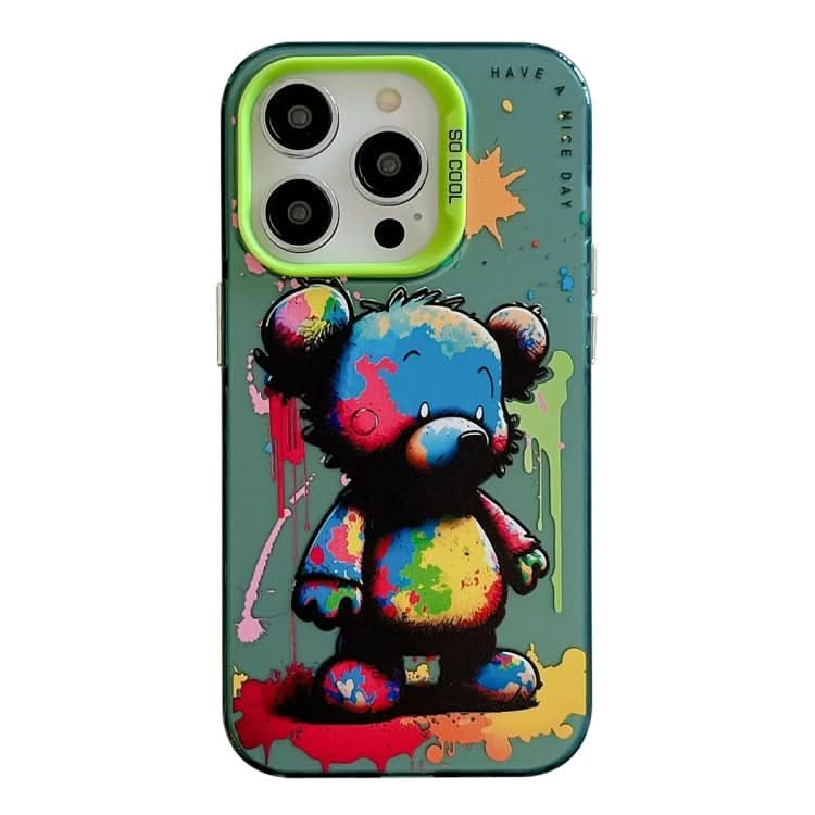 Animal Pattern Oil Painting Series PC + TPU Phone Case, Series 22