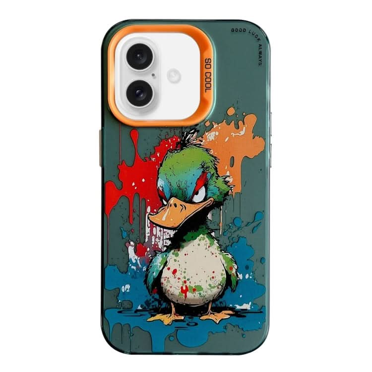 Animal Pattern Oil Painting Series PC + TPU Phone Case, Series 6