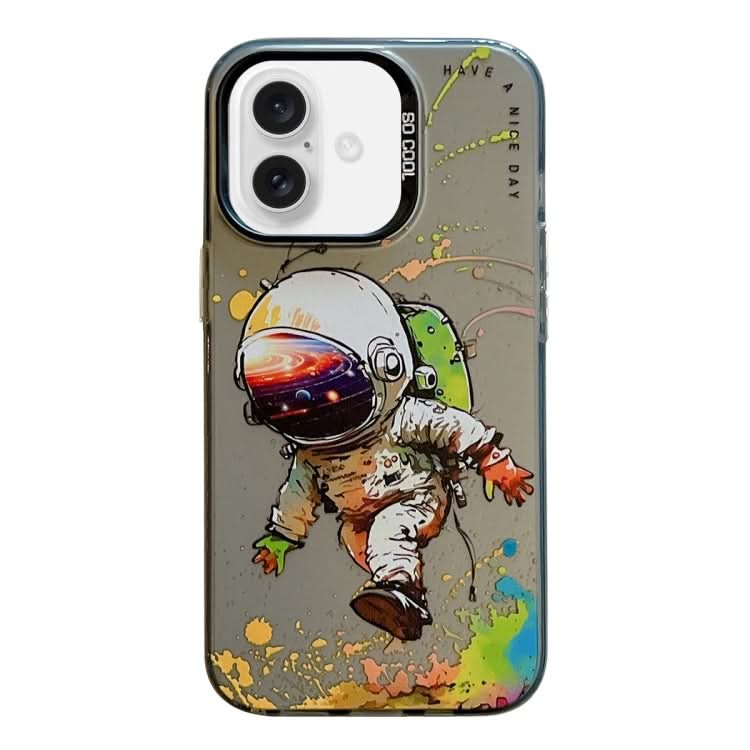 Animal Pattern Oil Painting Series PC + TPU Phone Case, Series 6