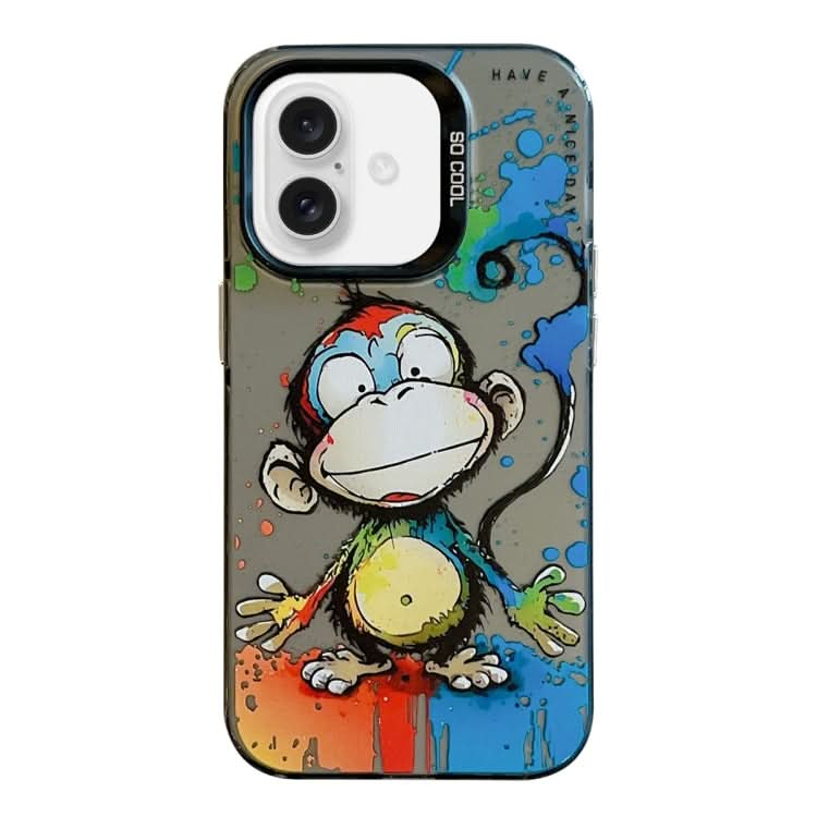 Animal Pattern Oil Painting Series PC + TPU Phone Case, Series 6