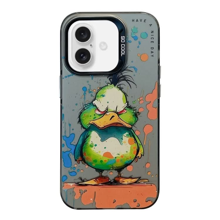 Animal Pattern Oil Painting Series PC + TPU Phone Case, Series 6