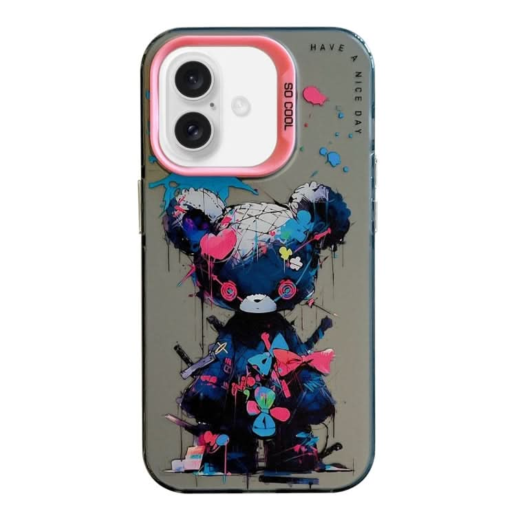 Animal Pattern Oil Painting Series PC + TPU Phone Case, Series 6