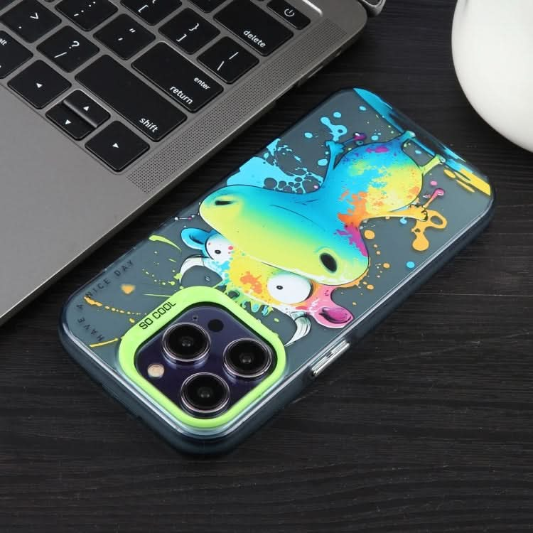 Animal Pattern Oil Painting Series PC + TPU Phone Case, Series 20