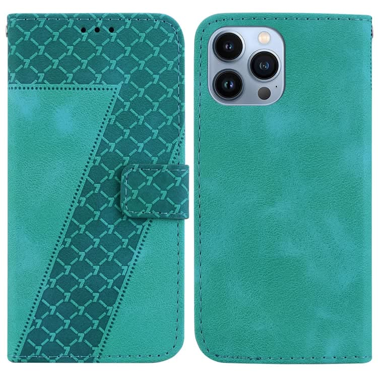 Seven-shaped Embossed Leather Phone Case, Series 2