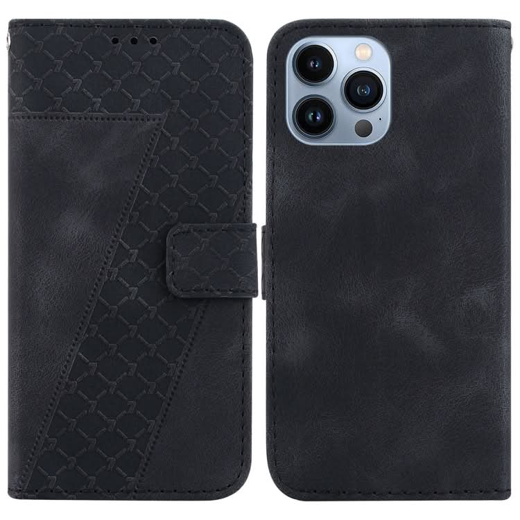 Seven-shaped Embossed Leather Phone Case, Series 2