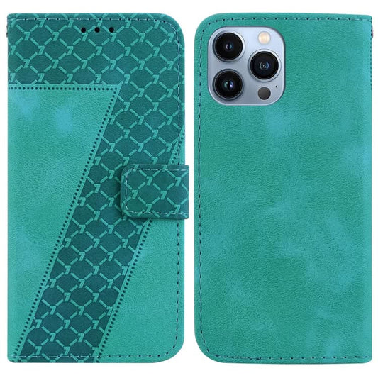 Seven-shaped Embossed Leather Phone Case, Series 5