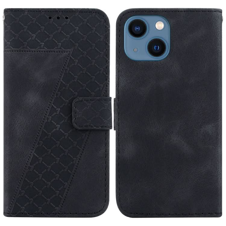 Seven-shaped Embossed Leather Phone Case, Series 5