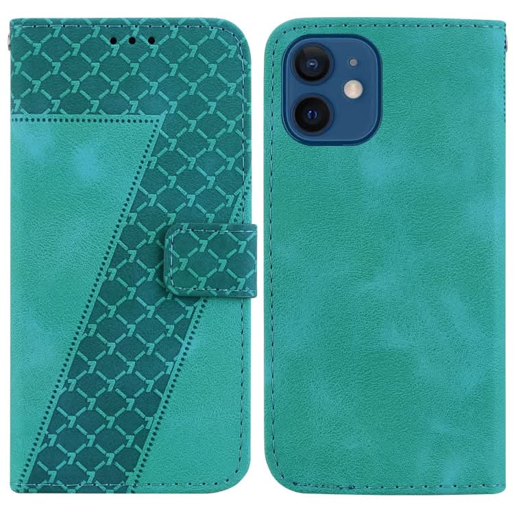 Seven-shaped Embossed Leather Phone Case, Series 3