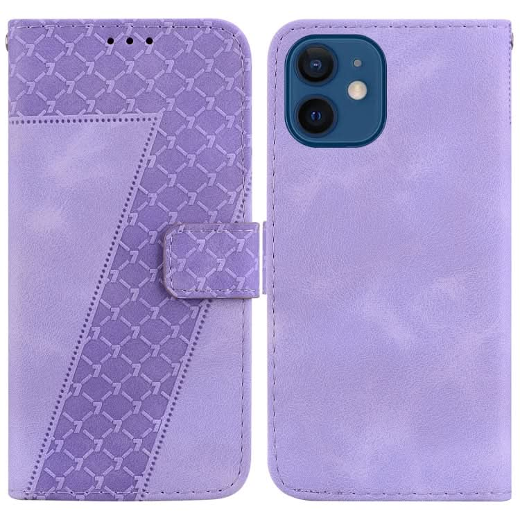 Seven-shaped Embossed Leather Phone Case, Series 3