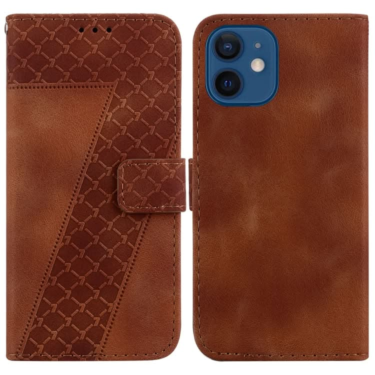 Seven-shaped Embossed Leather Phone Case, Series 3