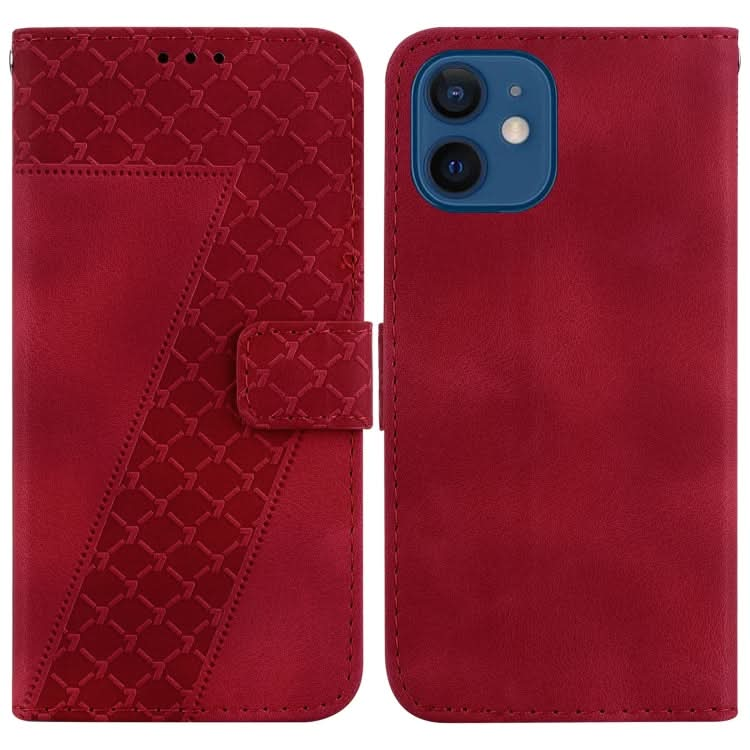 Seven-shaped Embossed Leather Phone Case, Series 3