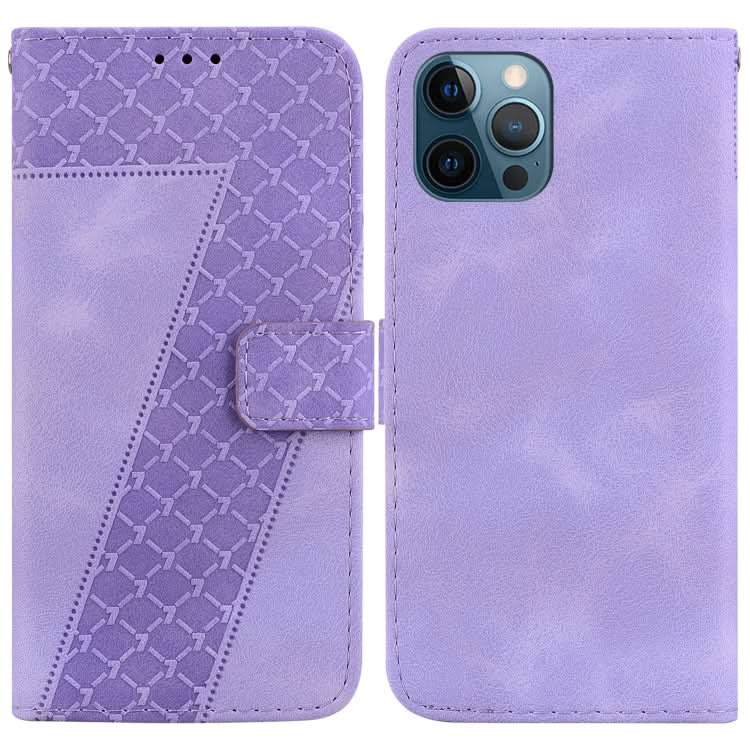 Seven-shaped Embossed Leather Phone Case, Series 3