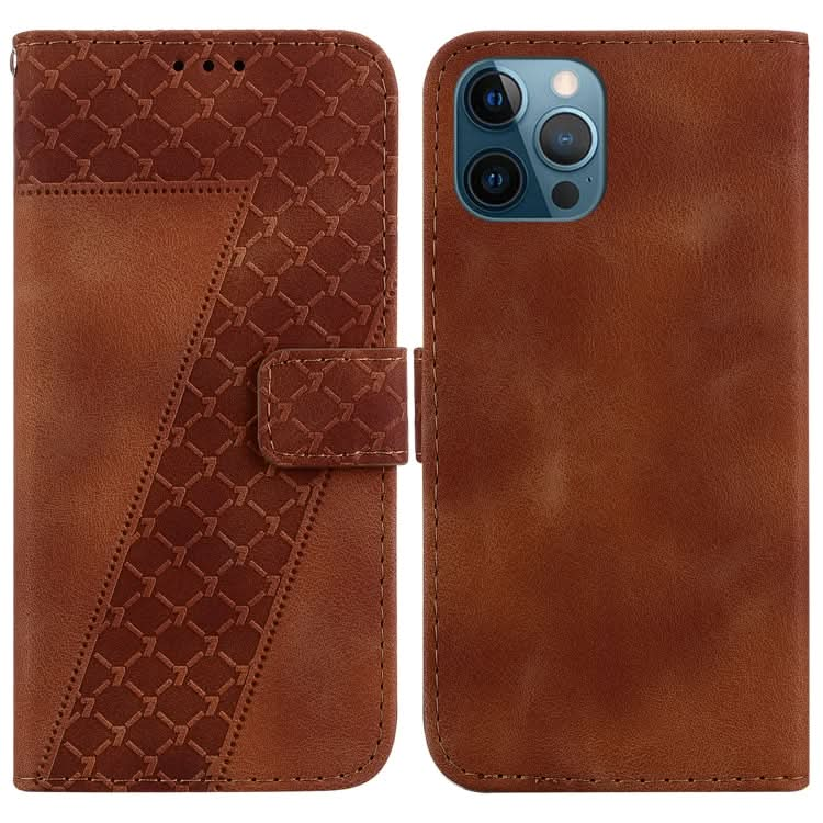 Seven-shaped Embossed Leather Phone Case, Series 3