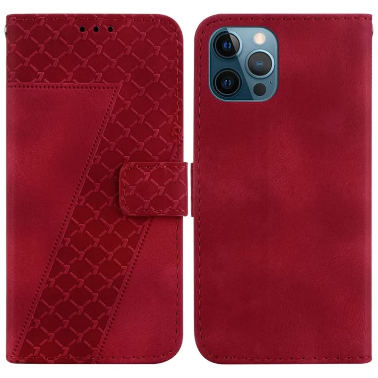 Seven-shaped Embossed Leather Phone Case, Series 3