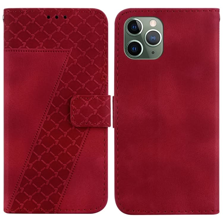 Seven-shaped Embossed Leather Phone Case, Series 2