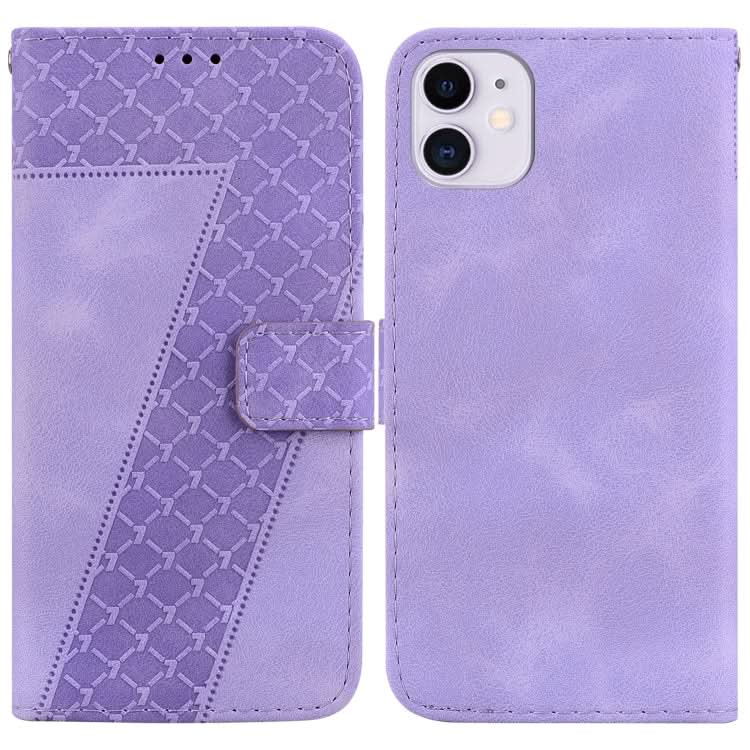 Seven-shaped Embossed Leather Phone Case, Series 1