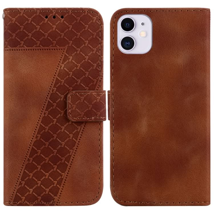 Seven-shaped Embossed Leather Phone Case, Series 1