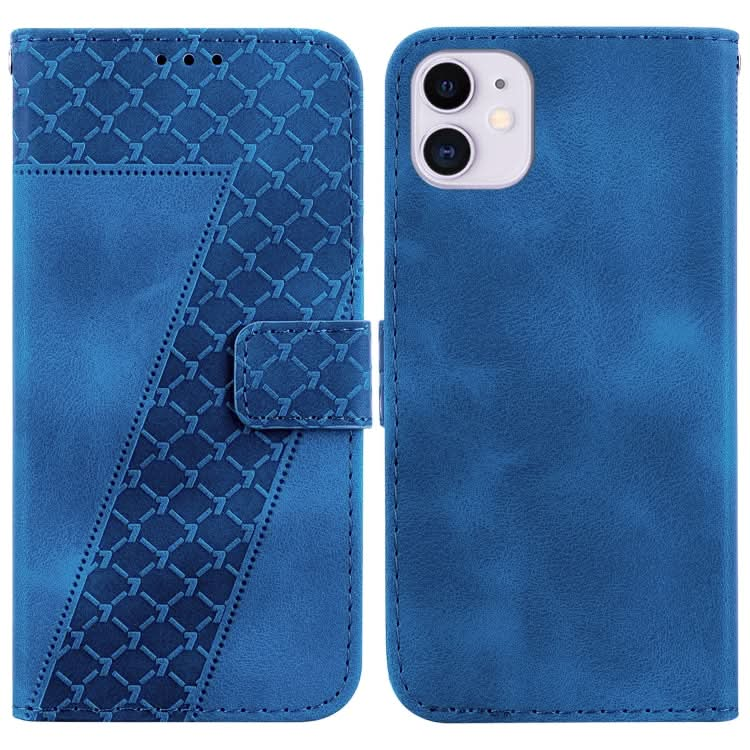 Seven-shaped Embossed Leather Phone Case, Series 1