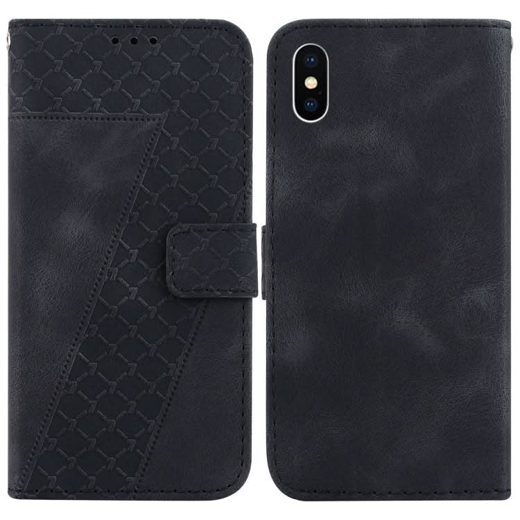 Seven-shaped Embossed Leather Phone Case, Series 2