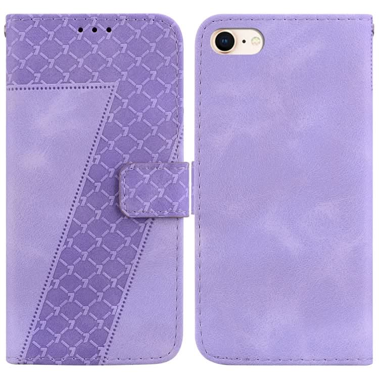 Seven-shaped Embossed Leather Phone Case, Series 1