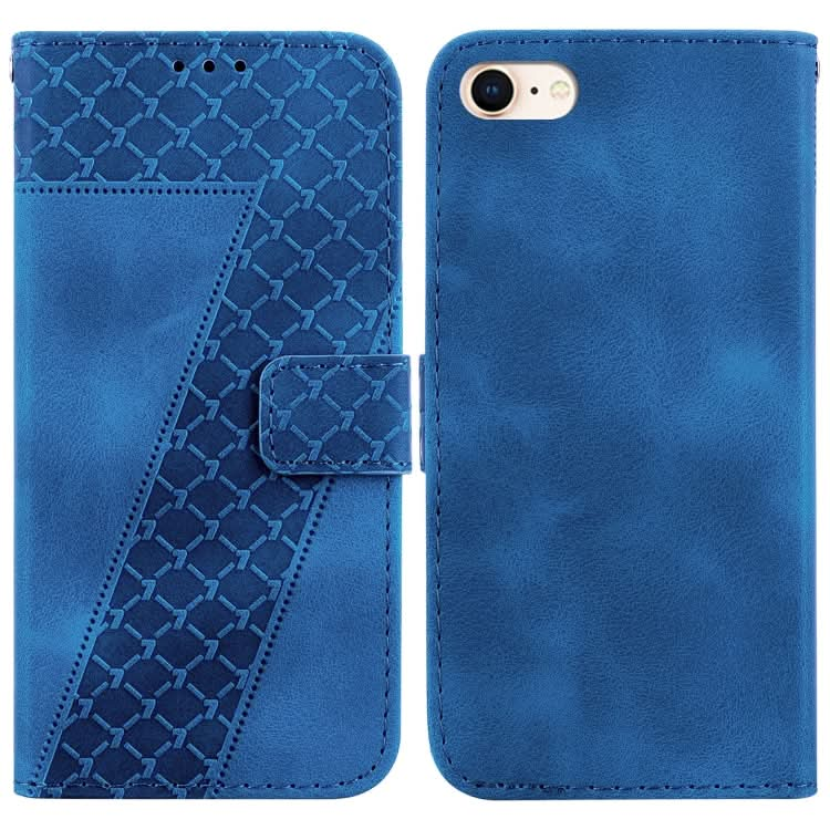 Seven-shaped Embossed Leather Phone Case, Series 1