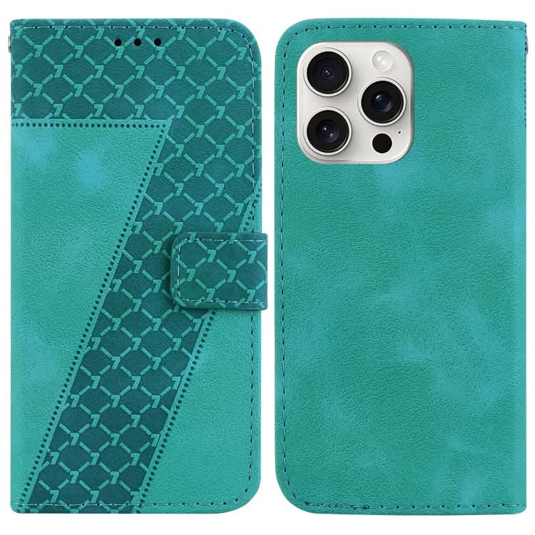 Seven-shaped Embossed Leather Phone Case, Series 3