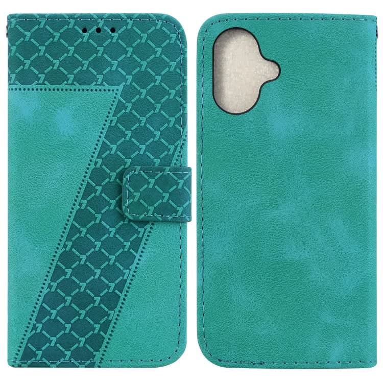 Seven-shaped Embossed Leather Phone Case, Series 1