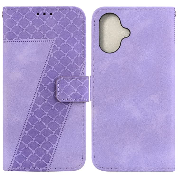 Seven-shaped Embossed Leather Phone Case, Series 1