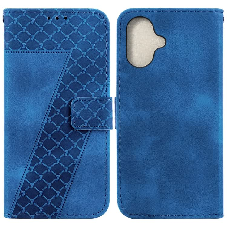 Seven-shaped Embossed Leather Phone Case, Series 1