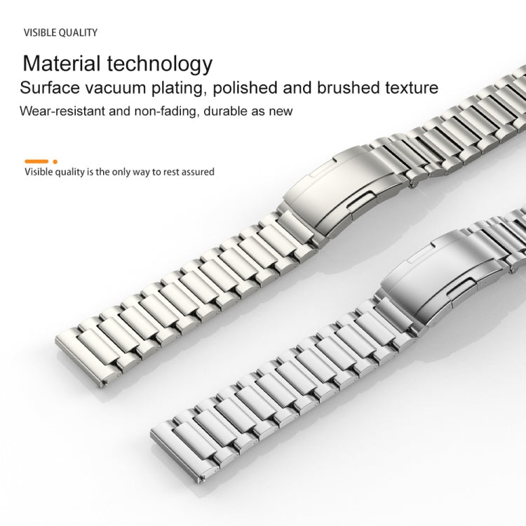 Three Strains Turtle Buckle Titanium Metal Watch Band