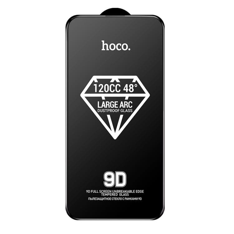 hoco A34 9D Large Arc Dustproof Diamond Tempered Glass Film