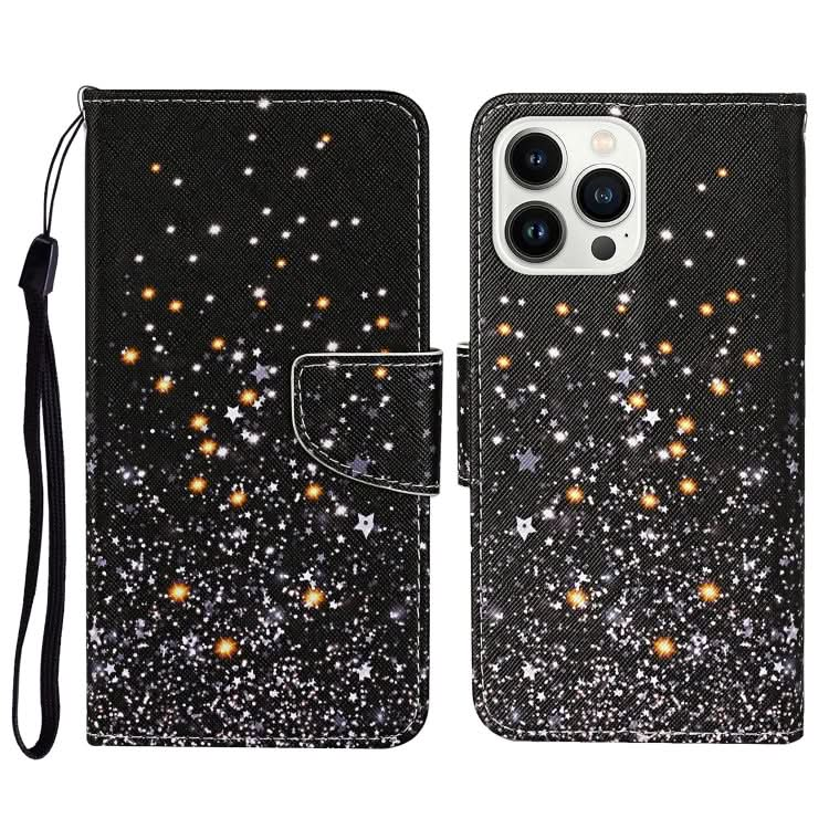 3D Colored Drawing Flip Leather Phone Case, Series 8