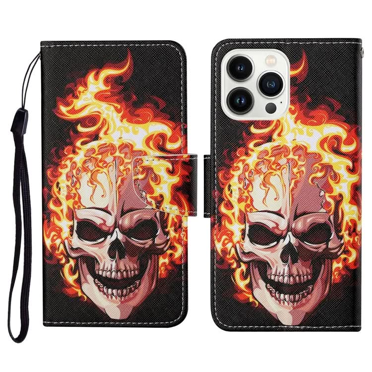 3D Colored Drawing Flip Leather Phone Case, Series 8