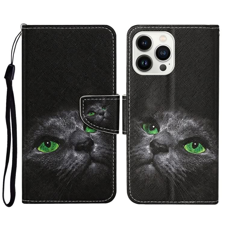 3D Colored Drawing Flip Leather Phone Case, Series 1