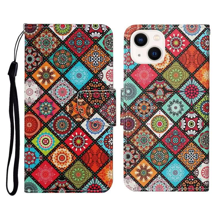 3D Colored Drawing Flip Leather Phone Case, Series 3