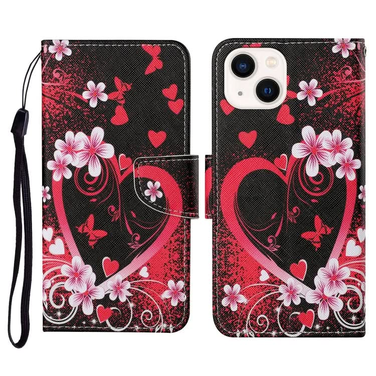 3D Colored Drawing Flip Leather Phone Case, Series 3