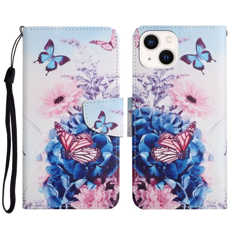 3D Colored Drawing Flip Leather Phone Case, Series 3