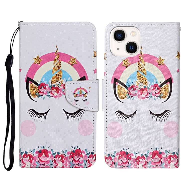 3D Colored Drawing Flip Leather Phone Case, Series 3