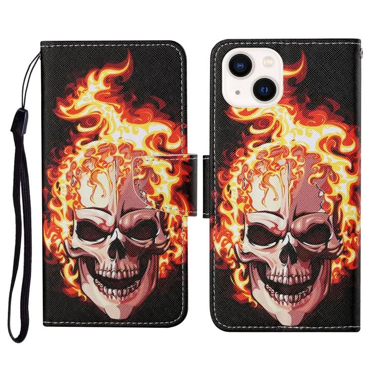 3D Colored Drawing Flip Leather Phone Case, Series 5