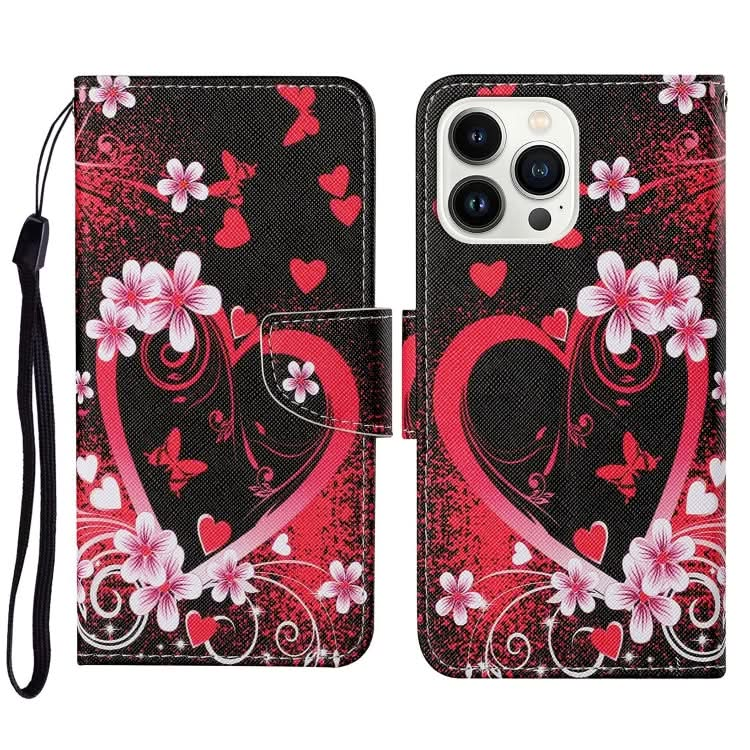 3D Colored Drawing Flip Leather Phone Case, Series 7