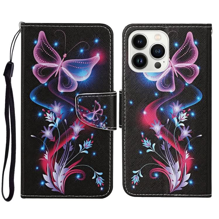 3D Colored Drawing Flip Leather Phone Case, Series 4