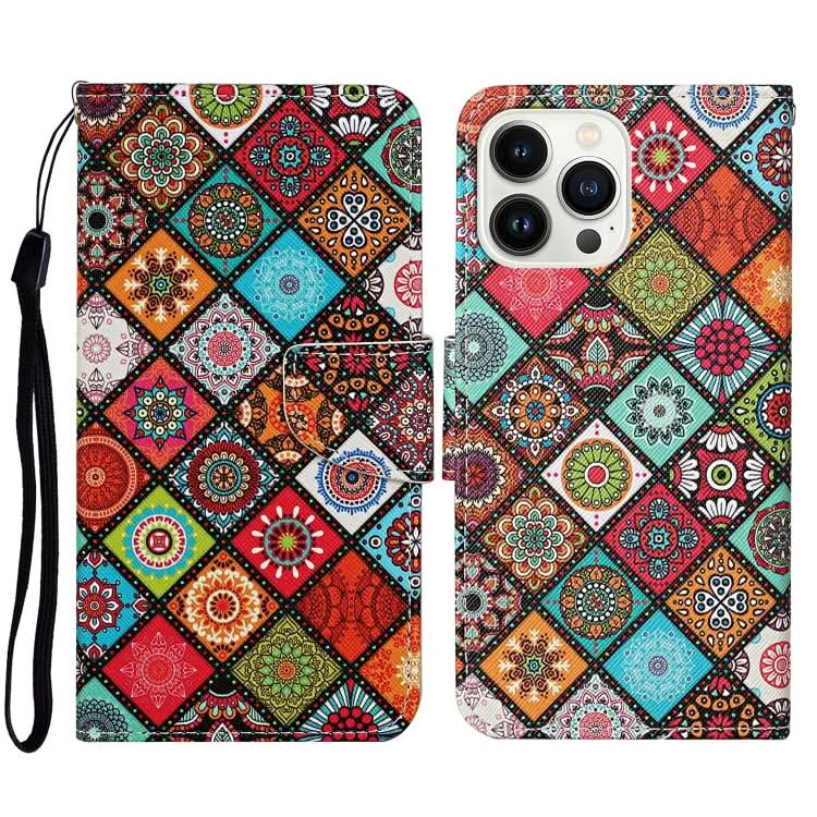 3D Colored Drawing Flip Leather Phone Case, Series 4