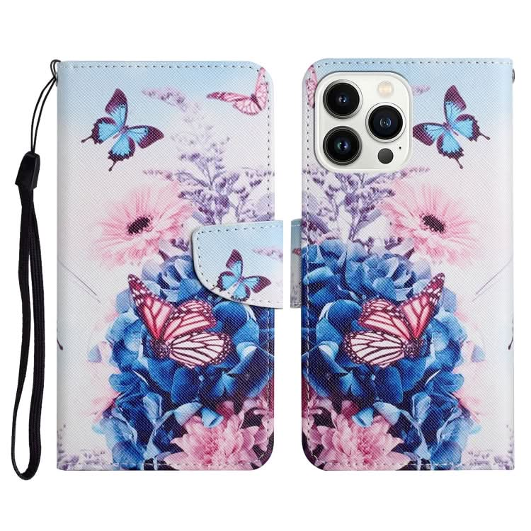 3D Colored Drawing Flip Leather Phone Case, Series 4