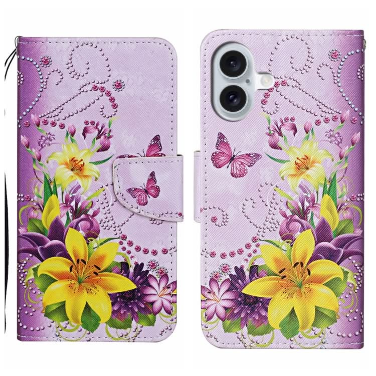 3D Colored Drawing Flip Leather Phone Case, Series 2