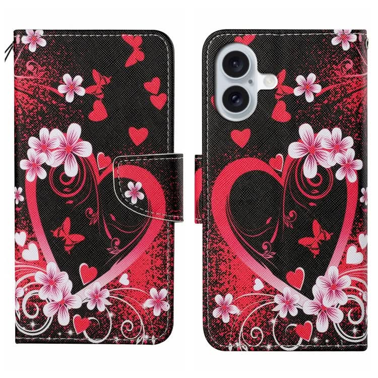 3D Colored Drawing Flip Leather Phone Case, Series 2