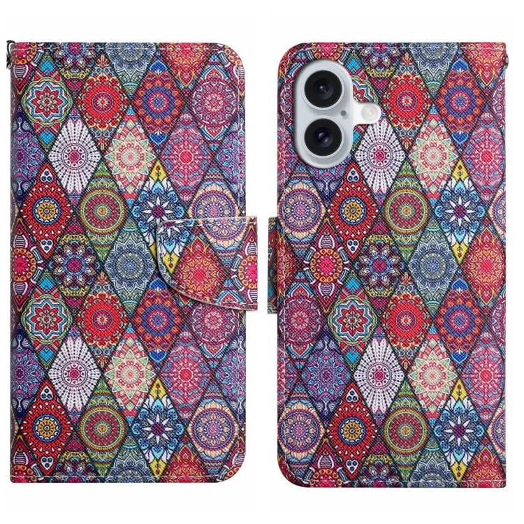 3D Colored Drawing Flip Leather Phone Case, Series 2