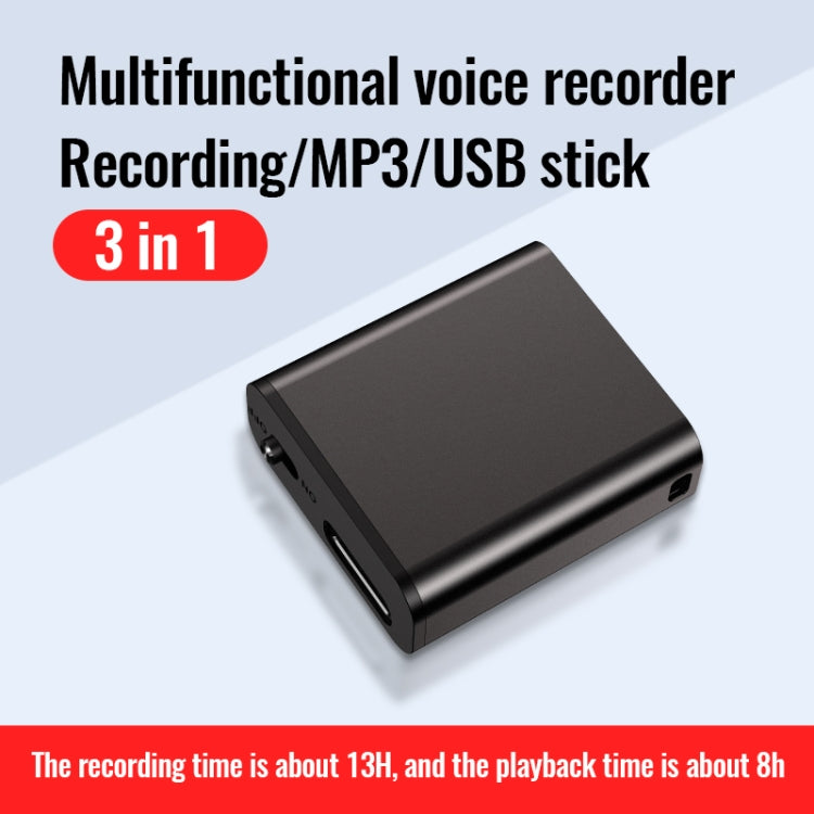 JNN Q8 Portable HD Noise Reduction Smart Voice Recorder