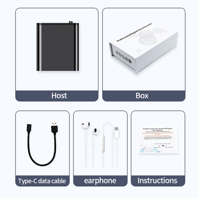 JNN Q8 Portable HD Noise Reduction Smart Voice Recorder